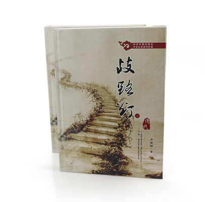 Hardcover Off-White 80g Inner Page Literary Novel Book Printing Service