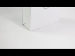 Weißes Magnet-Faltgeschenk mit Griff