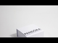 Ein-Schritt-Formierung Weiße faltbare magnetische Geschenkbox