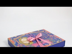 Goldfolie Farbe Druckkalender Klappgeschenkkasten mit Band